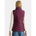 thumbnail image 3 of Big Chill Women's and Women's Plus Chevron Quilted Puffer Vest, Midweight, Sizes S-3X, 3 of 5