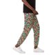 thumbnail image 4 of Puntoco Pantalones holgados con bolsillos y cordón de gran tamaño con estampado para hombre, 4 of 6