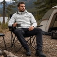 thumbnail image 3 of Youthup Men's Water-Resistant Hooded Windbreaker Jacket - Lightweight Breathable Outerwear for Hiking & Urban Commuting | Spring/Fall, 3 of 15