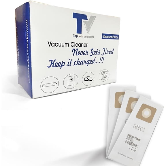 Replacement Part For Bissell Style 1 & 7 Vacuum Bags [18pk] Fits PowerGlide, PowerForce, Ect.