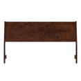 thumbnail image 5 of Maklaine King Sized Solid Hardwood Panel Headboard in Walnut Brown, 5 of 8