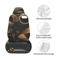 thumbnail image 4 of Fotbe Steampunk Squirrel Pilot Funda para Asiento de Auto con Estampado – Impermeable y Antisudor – Ajuste Universal, Lavable a Máquina, Antideslizante (1 Pieza), 4 of 5