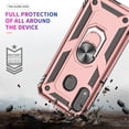 thumbnail image 6 of LeYi for Samsung Galaxy A20/A30 Case [Military Grade Drop] Heavy Duty Silicone Rugged Shockproof Protective Cover for Samsung A20/A30 Phone Case with Ring Kickstand Hard(Not Fit A20S), Rose Pink, 6 of 7
