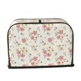 thumbnail image 2 of Yiaed Floral Print Two Slice Bread Machine Cover, Universal Size Kitchen Appliance Cover for Bread Machine,Bread Machine Cover, 2 of 7