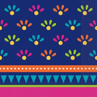 20 Boho Fiesta Lunch Napkins