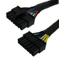 thumbnail image 4 of 24 Pin to 14 Pin ATX PSU Main Braided Sleeved Cable for for PC and Servers 12-Inch(30cm), 4 of 8