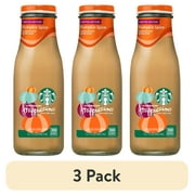 (3 pack) Starbucks Frappuccino Pumpkin Spice Latte Iced Coffee Drink Limited Edition, 13.7 fl oz Bottle