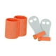 thumbnail image 2 of Sports Gymnastic Bar Grips Guantes Protección de palma para niños Entrenamiento de ejercicio Naranja, 2 of 8