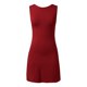 thumbnail image 5 of Vestido mini sin mangas con espalda abierta sexy para mujer - Cuello redondo, ajustado y elástico, 5 of 6