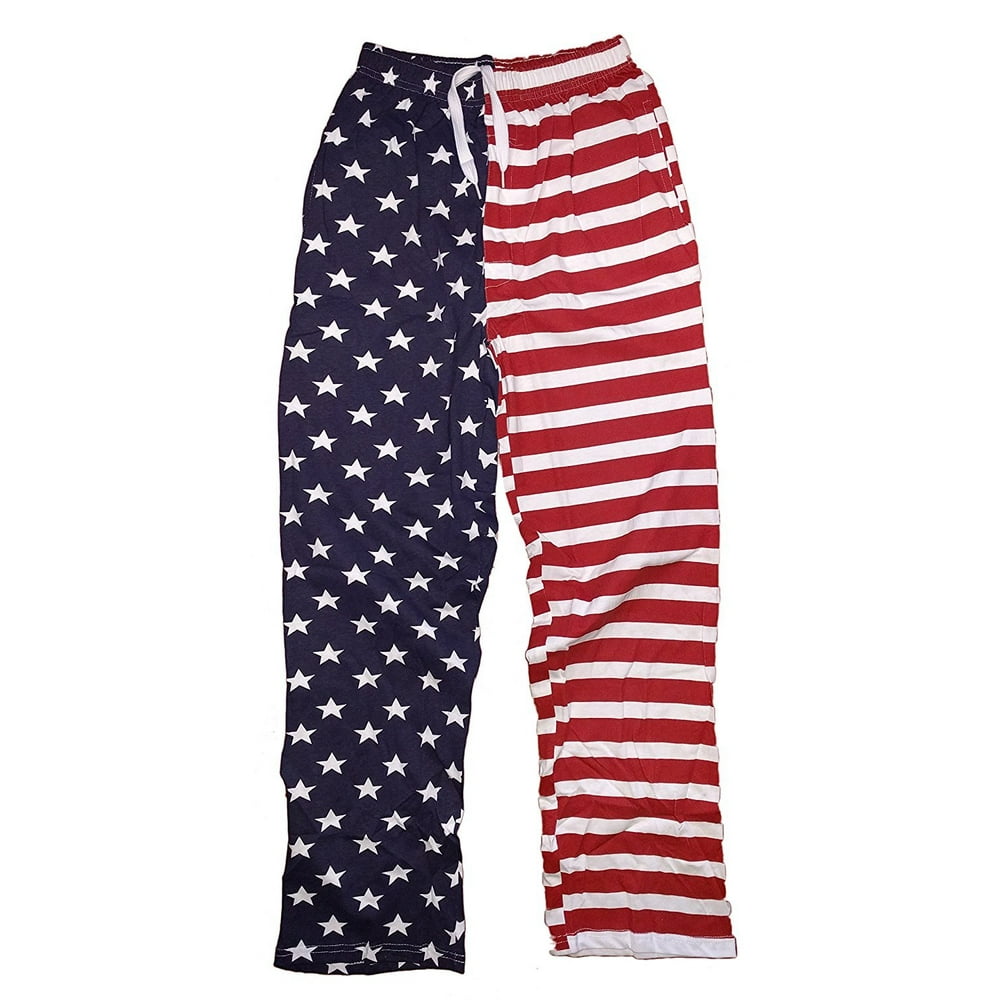 NYC Factory - usa flag lounge pants america pajama pant patriot pride ...