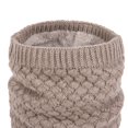 thumbnail image 3 of Parejas Bufandas de invierno Forro de vell贸n suave Bufanda calentador de cuello de punto Silenciadores a prueba de viento GeweYeeli PS12701-08B, 3 of 5