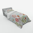 thumbnail image 2 of Ambesonne Flower Bedding Set 3 Pcs, Romantic Hearts Design, Twin, Multicolor, 2 of 2