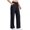 Black, variant on Women's Hiking Pants Water Resistant Quick Dry Lightweight Parachute Pants Outdoor Casual