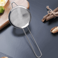 thumbnail image 2 of 6X Cocktail Fine Strainer Stainless Steel Conical Mesh Strainer Professional Bar Tool,6 x filter,Silver, 2 of 8