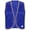 Royal Blue, variant on Haitryli Men's Vest Tops Shiny Satin Shirts Sleeveless Waistcoat Royal Blue 4XL