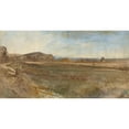 thumbnail image 2 of Franz Albert Venus 24x15 Gold Ornate Framed and Double Matted Museum Art Print Titled - Landscape on the Via Flaminia Campaign (1869), 2 of 4