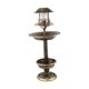 thumbnail image 2 of Baño para pájaros de jardín Gloria Bronce Comedero de pedestal, 2 of 9