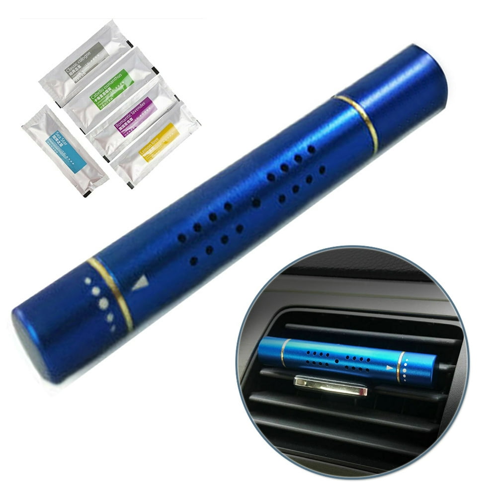 Car Air Vent Clip Freshener Perfume Diffuser + 5 Aroma Fragrance Sticks