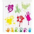 thumbnail image 3 of Ambesonne Graffiti Shower Curtain, Teenagers Spray Color, 69"Wx84"L, Multicolor, 3 of 5