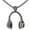 Silver, variant on Music Earphone Earphone Pendant European And American Fashion Men'S Necklace