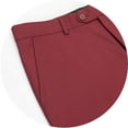 thumbnail image 5 of Men's Premium Modern Fit Burgundy-Maroon Three Piece Two Button Suit, 5 of 7