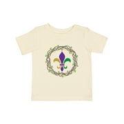 Inktastic Mardi Gras Fleur De Lis Beads Boys or Girls Baby T-Shirt