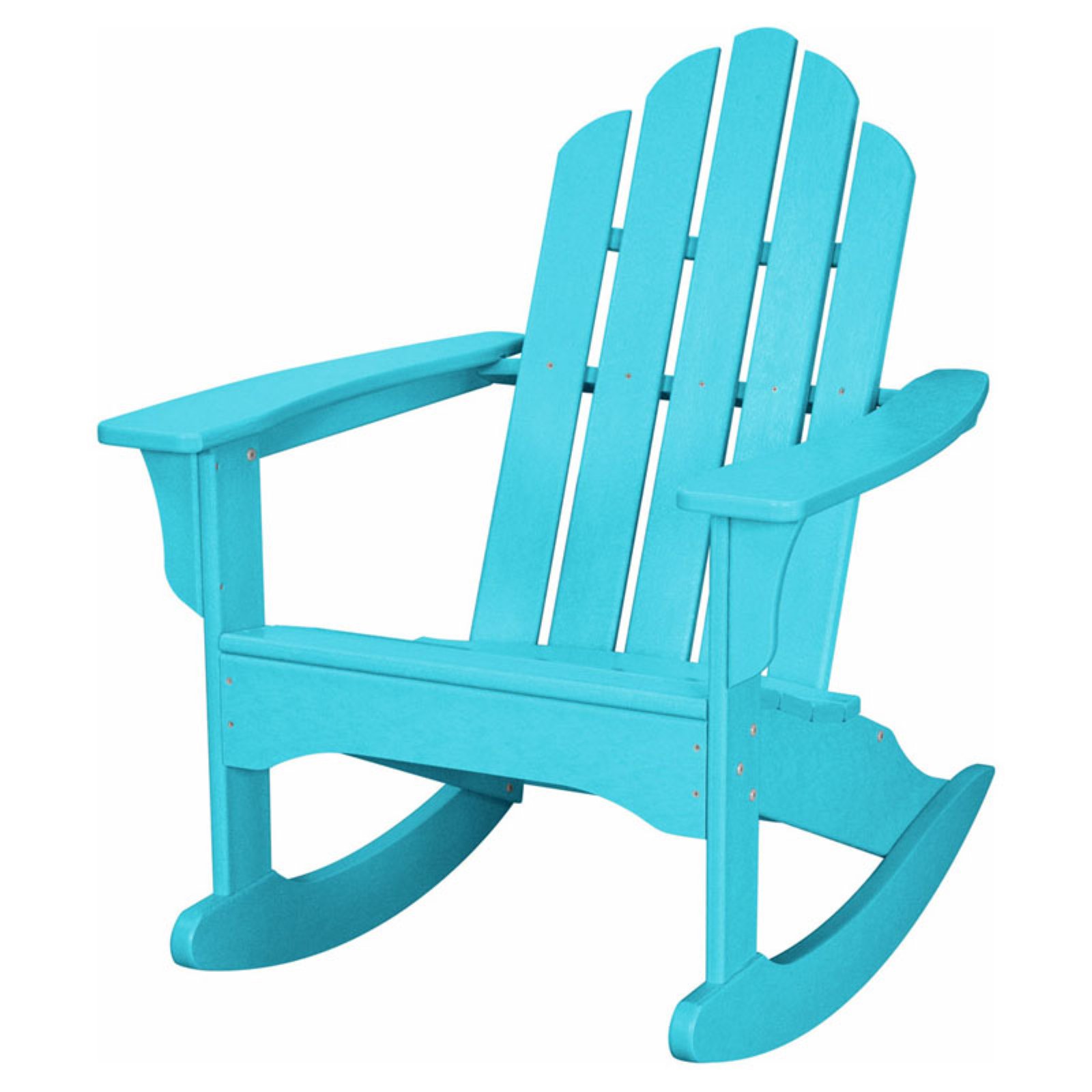 Hanover All-Weather Adirondack Rocking Chair in Aruba - image 4 of 4