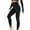 01 Black, variant on Awdenio Yoga Pants for Women Plus Size Women's Casual Outside Wear Hollowed Out Yoga Pants Tight Height Waist Buttock Lifting Fitness Pants