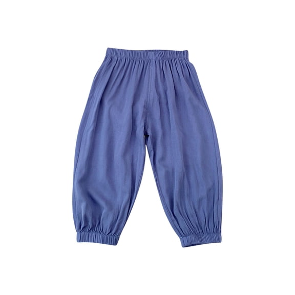 Avrntaa Toddler Kids Summer Pants Elastic Waist Long Pants Baggy Harem Bloomers for 2-13Y