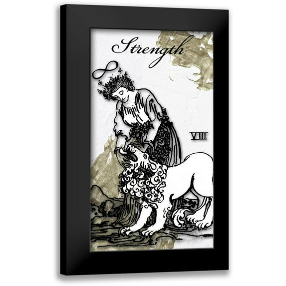 Sommers, Mindy 10x14 Black Modern Framed Museum Art Print Titled - Strength