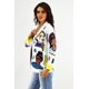thumbnail image 2 of Blazer Friends Roman Fashion /Juvenil, 015 (Blanco) blanco M, 2 of 6