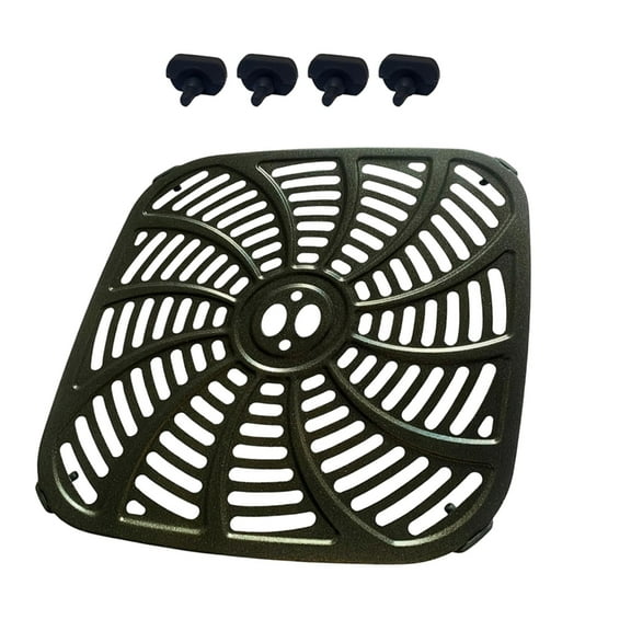 Metal Air Fryers Cooking Mats Square Grilling Mats Carbon Steel Air Fryers Pad