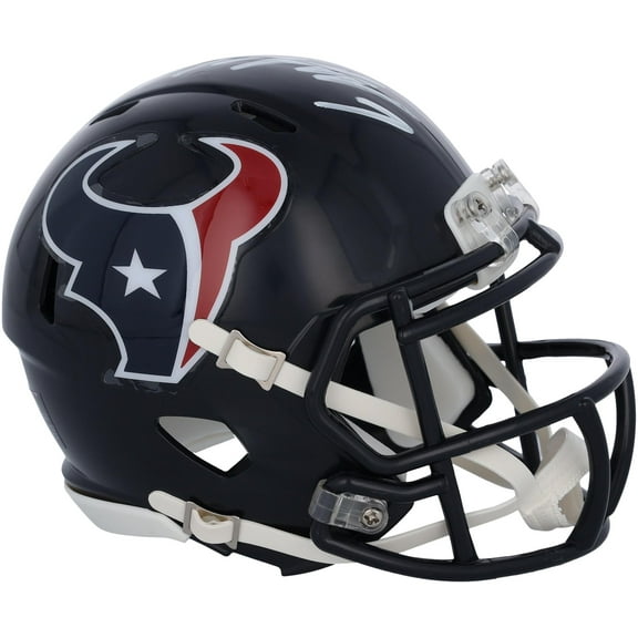 C.J. Stroud Houston Texans Autographed Riddell Speed Mini Helmet - Fanatics Authentic Certified