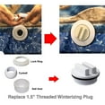 thumbnail image 5 of huanledash Pool Drain Plug Convenient Easy Installation Plastic Swimming Pool Plug Stopper Pool Accessories, 5 of 8