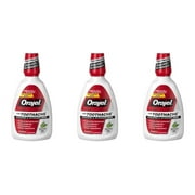 Orajel Analgesic and Astringent Rinse Double Medicated for Toothache, 16 oz (Pack of 3)