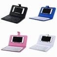 thumbnail image 3 of 2025 Mini Portable Wireless Bluetooth Keyboard With Leather Case compatible Smartphone High quality Gift, 3 of 5