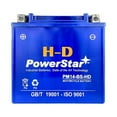 thumbnail image 3 of PowerStar 12V 14Ah Battery 14-BS for Honda MUV700 Big Red Utility Vehicle UTV, 3 of 5