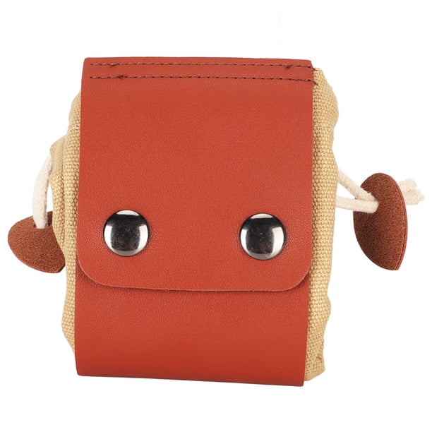Qukaim Bolsa de búsqueda de lona, bolsa impermeable de gran capacidad para recoger frutas para forraje de hongos y flores, bolsa de forraje de piel sintética caqui, bolsa de cinturón de Bushcraft