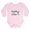 Petal Pink, variant on CafePress - Daddys Little Cutie Pi Body Suit - Long Sleeve Cotton Baby Bodysuit
