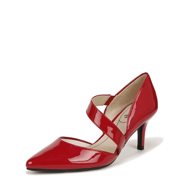 Zapatos de Tacón Suki para Mujer LifeStride Rojo Fuego Talla 6.5 M