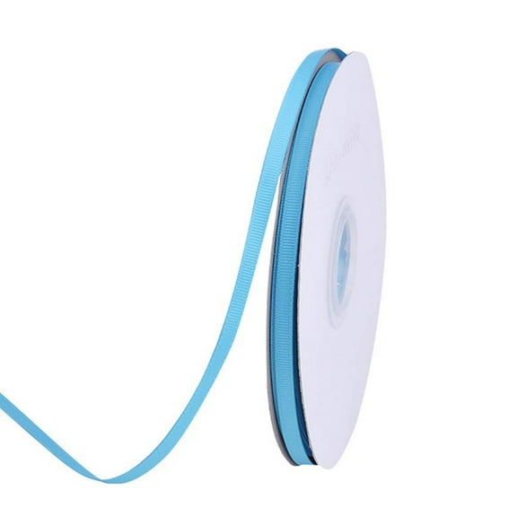 Turquoise Grosgrain Ribbon - 1/4 Inch Wide - 50 Yard Spool