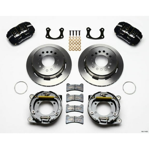 Wilwood Rear Disc Brake Kit Sml. Ford w/Parking Brake