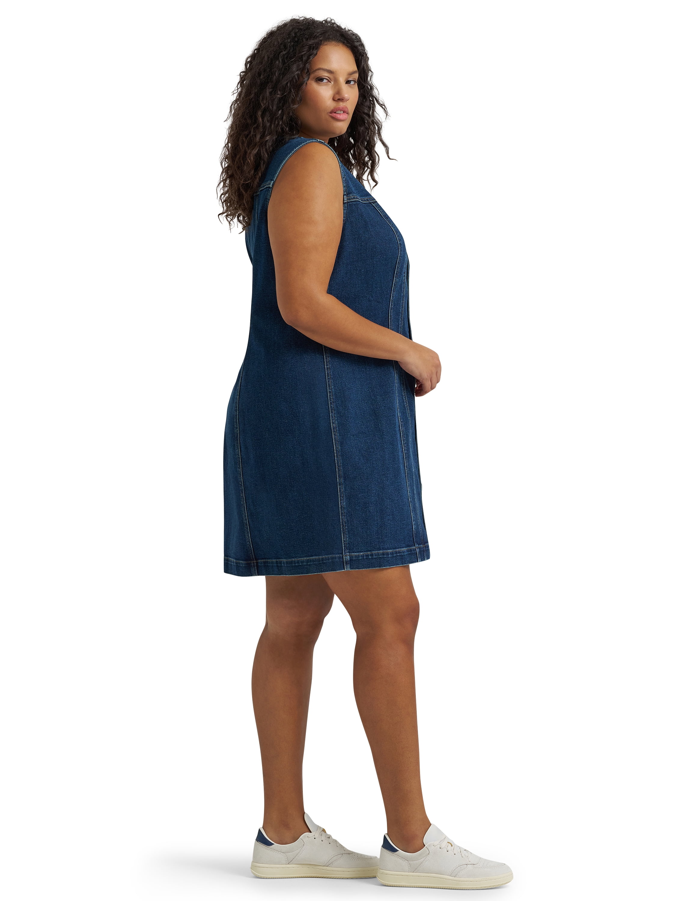 Lee® Women's Plus Heritage Sleeveless Rider Denim Dress, Sizes 0X-4X