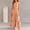 Orange, variant on Generic 2025 Summer Dresses Striped Sleeveless Suspender Backless Swing Casual Long Dress