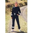 thumbnail image 2 of Conjunto Deportivo para Mujer PRETTYGARDEN Dos Piezas Azul Marino Talle Grande, 2 of 8