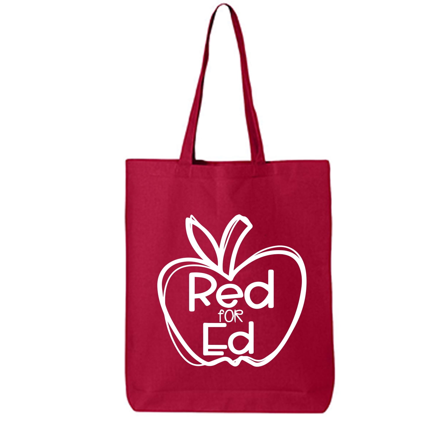 Red for Ed Cotton Canvas Tote Bag