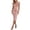 Pink, variant on One Shoulder Dresses for Women Striped 3D Flower Bodycon Midi Dress Stretchy Elegant Cocktail Party Wedding Guest Dress Wine S