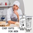 thumbnail image 3 of Chef Gifts for Men Women Tumbler, Gifts for Chefs, Cooking Lovers Gift Ideas, Baking Gifts for Women, Chef Birthday Gift, Culinary Gifts for Women Coffee Tumbler 20 oz, 3 of 7