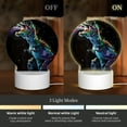 thumbnail image 3 of Daiia colorful flames dinosaur Pattern Acrylic Night Light, LED Touch Light, Bedroom Night Light, Soft Glowing Lamp Perfect Gift for Mother's Day, Birthday, or Christmas, 3 of 9