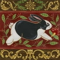 thumbnail image 2 of Vision Studio 15x15 White Modern Wood Framed Museum Art Print Titled - Folk Rabbit II, 2 of 4